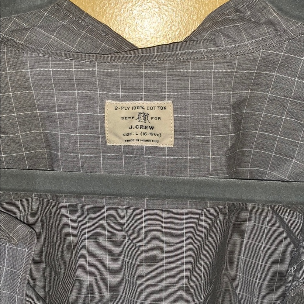 J.Crew Men’s L 16-16.5 dress shirt . Almost new